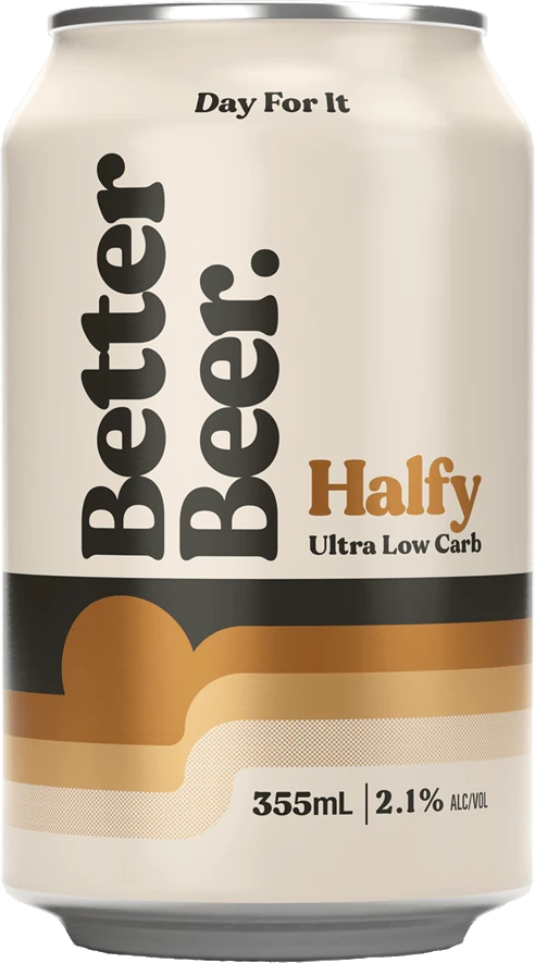 Better Beer Halfy 2.1% 24 Pack Cans 355ml | Barrel & Batch