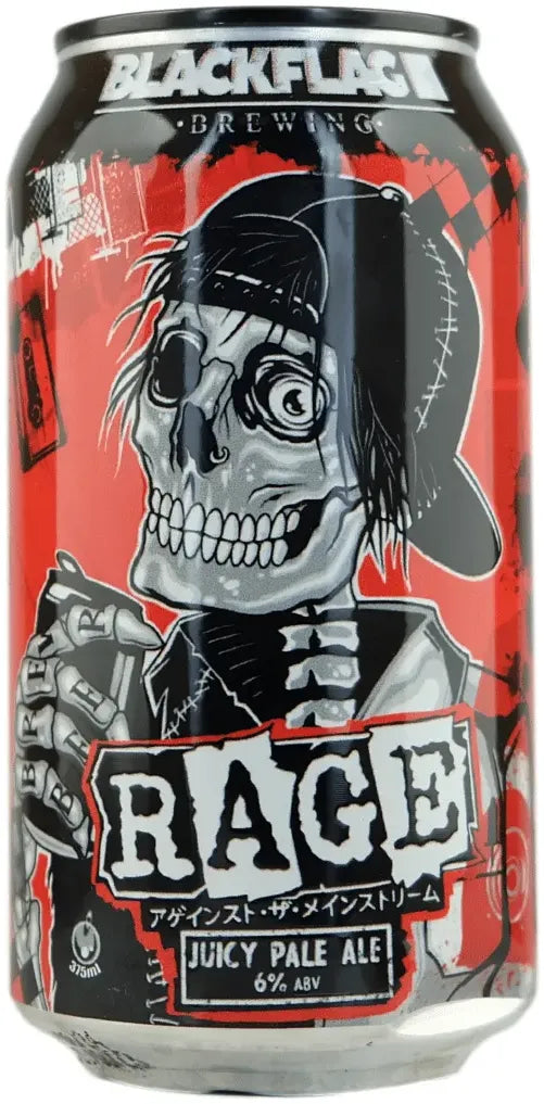 Blackflag Brewing Rage Juicy Pale Ale 6% Cans 375ml | Barrel & Batch