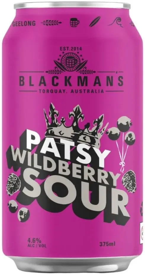 Blackman's Brewery Patsy Wildberry Sour 375ml-Beer-Blackman's Brewery-Afterpay-Alcohol-Delivery-Barrel-and-Batch-