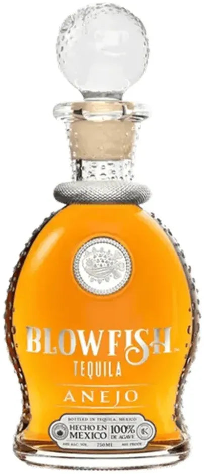 Blowfish Anejo Tequila 750ml-Spirits-Blowfish-Afterpay-Alcohol-Delivery-Barrel-and-Batch-