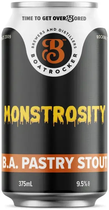 Boatrocker Monstrosity Barrel Aged Stout 9.5% 16 Pack Cans 375ml | Barrel & Batch