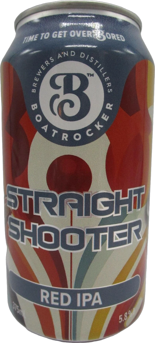 Boatrocker Straight Shooter Red IPA 5.8% 24 Pack Cans 375ml | Barrel & Batch