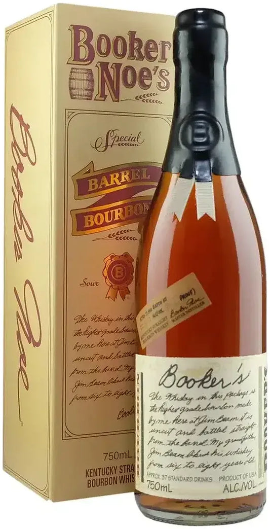 Booker's Noe’s Barrel Bourbon 62.2% (Batch 2024-01E) 750ml-Spirits-Booker's-Afterpay-Alcohol-Delivery-Barrel-and-Batch-