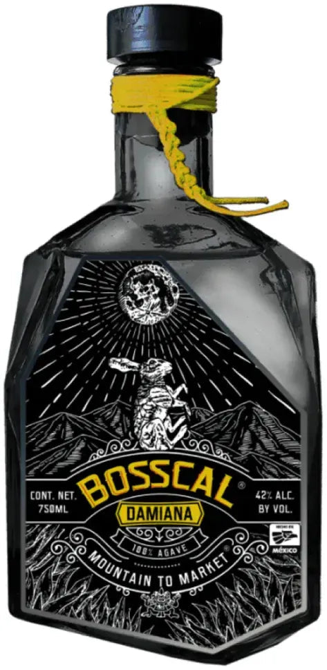 Bosscal Mezcal Damiana 750ml-Spirits-Bosscal-Afterpay-Alcohol-Delivery-Barrel-and-Batch-