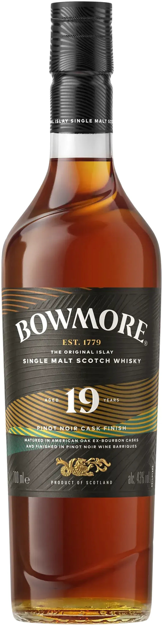 Bowmore 19 Year Old Ex Bourbon & Pinot Noir Cask Single Malt Whisky 700ml | Barrel & Batch
