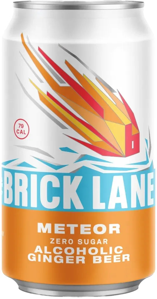 Brick Lane Meteor Zero Sugar Ginger Beer 355ml-Beer-Brick Lane-Afterpay-Alcohol-Delivery-Barrel-and-Batch-