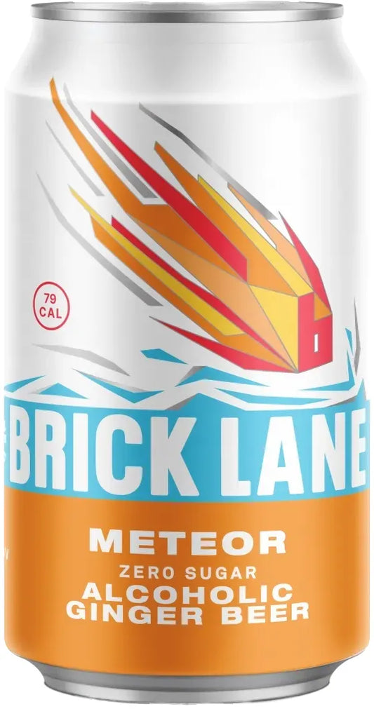 Brick Lane Meteor Zero Sugar Ginger Beer 355ml