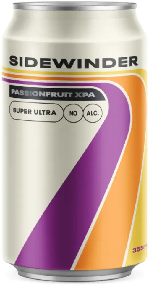 Brick Lane Sidewinder Passionfruit XPA No Alcohol 355ml-Beer-Brick Lane-Afterpay-Alcohol-Delivery-Barrel-and-Batch-