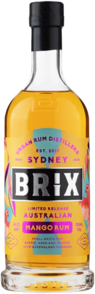 Brix Mango Rum 700ml-Spirits-Brix-Afterpay-Alcohol-Delivery-Barrel-and-Batch-