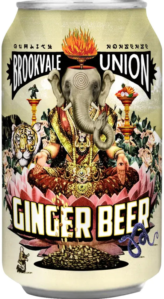 Brookvale Union Ginger Beer 24 Pack Cans 330ml