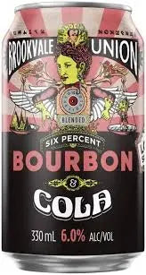 Brookvale Union Bourbon & Cola 6% 24 Pack Cans 330ml | Barrel & Batch