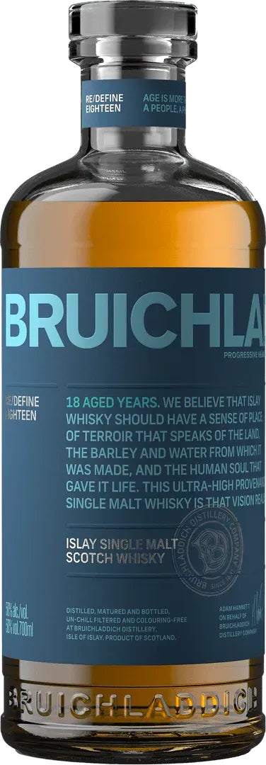 Bruichladdich 18 Year Old Single Malt Scotch Whisky 700ml