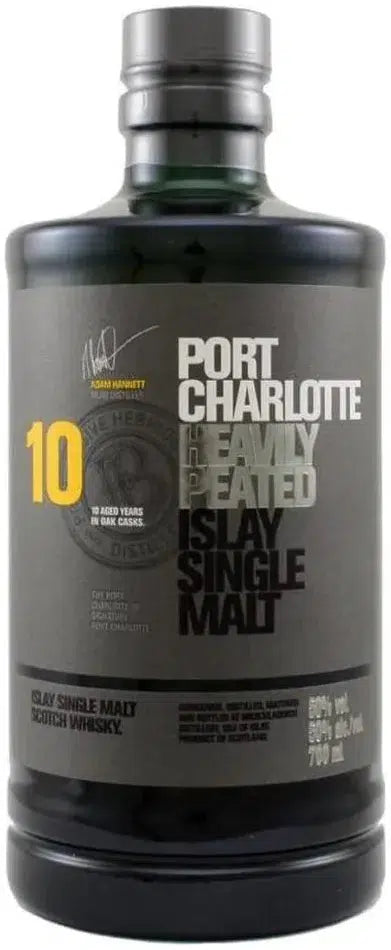 Bruichladdich Port Charlotte 10 Year Old Single Malt Scotch Whisky 700ml-Spirits-Bruichladdich-Premium Wine & Spirits-Barrel & Batch Online Liquor