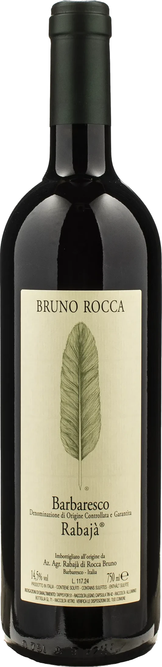 Bruno Rocca Barbaresco Rabajà DOCG 2023 750ml | Barrel & Batch