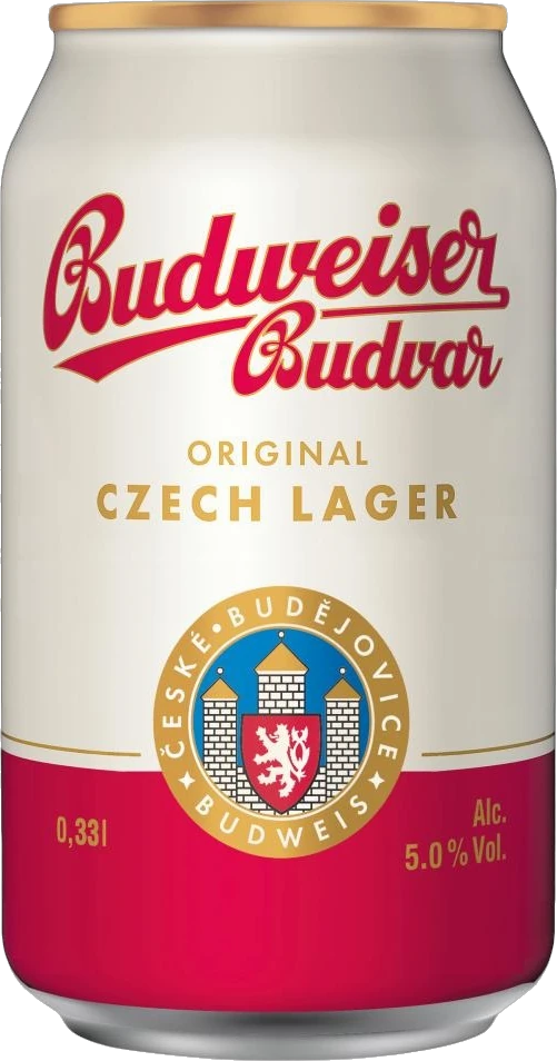 Budweiser Budvar Original Czech Premium Lager 5% 24 Pack Cans 330ml | Barrel & Batch