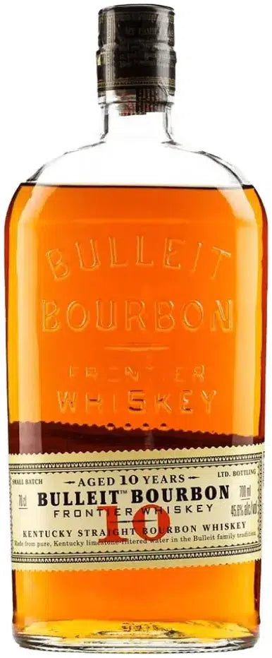 Bulleit 10 Year Old Bourbon Whiskey 700ml-Spirits-Bulleit-Afterpay-Alcohol-Delivery-Barrel-and-Batch-