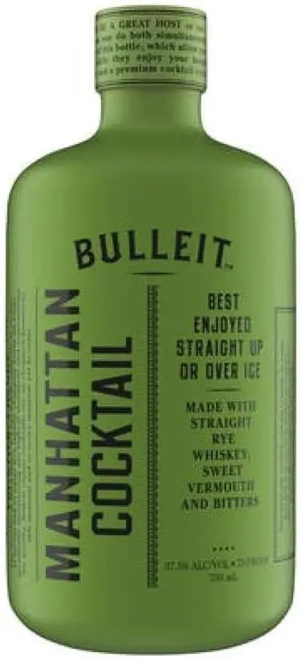 Bulleit Manhattan Cocktail 750ml-Pre-Mixed Drinks-Bulleit-Afterpay-Alcohol-Delivery-Barrel-and-Batch-