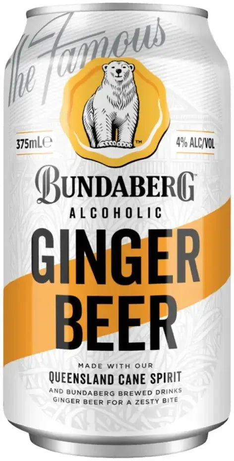 Buy Bundaberg Alcoholic Ginger Beer 375ml Online at Barrel and Batch