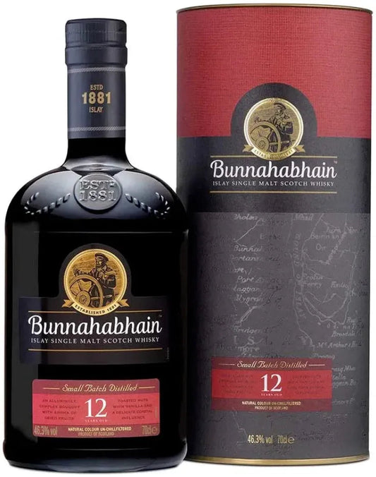 Bunnahabhain 12 Year Old Islay Single Malt Scotch Whisky 700ml-Spirits-Bunnahabhain-Afterpay-Alcohol-Delivery-Barrel-and-Batch-