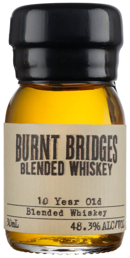 Burnt Bridges A Blended World Whisky 30ml | Barrel & Batch