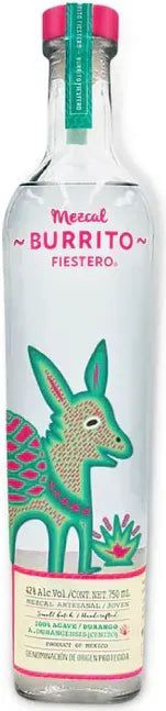 Burrito Fiestero Cenizo Mezcal 750ml-Spirits-Burrito Fiestero-Afterpay-Alcohol-Delivery-Barrel-and-Batch-