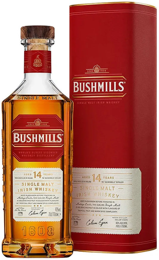 Bushmills 14 Year Old Single Malt Irish Whiskey 700ml
