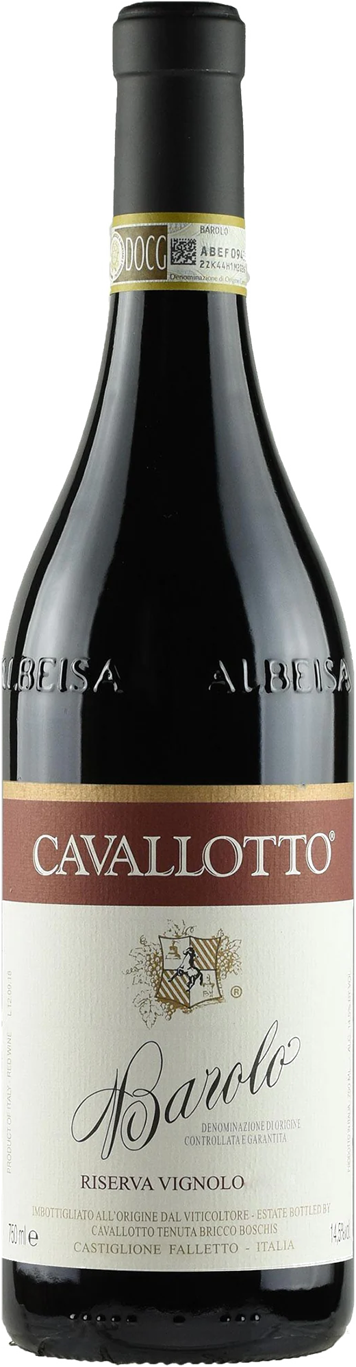 Cavallotto Barolo Riserva Vignolo 2016 750ml