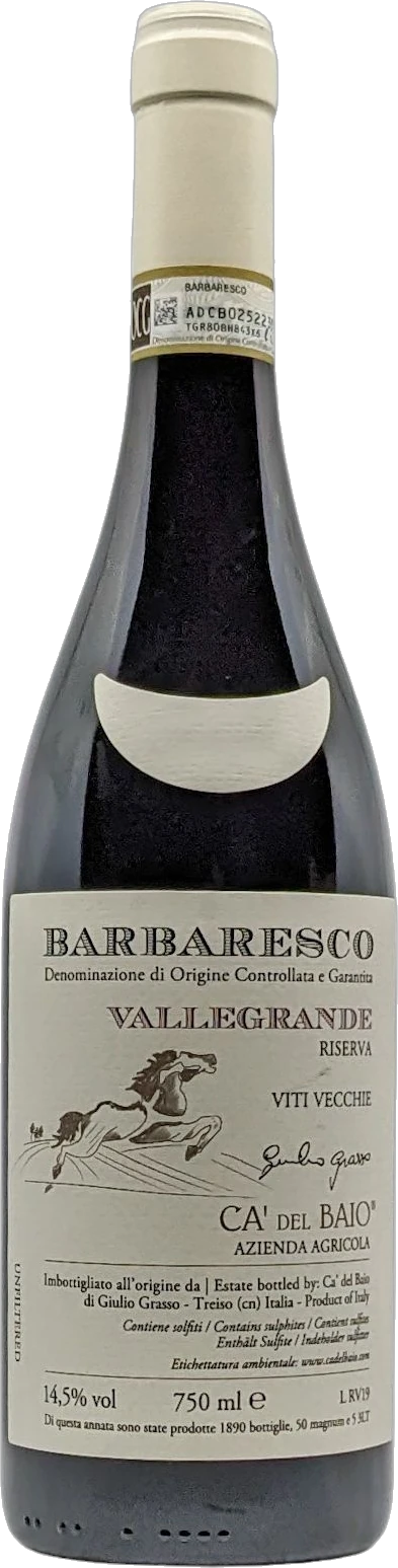 Ca' del Baio Barbaresco Riserva 'Vallegrande Viti Vecchie' 2019 750ml | Barrel & Batch