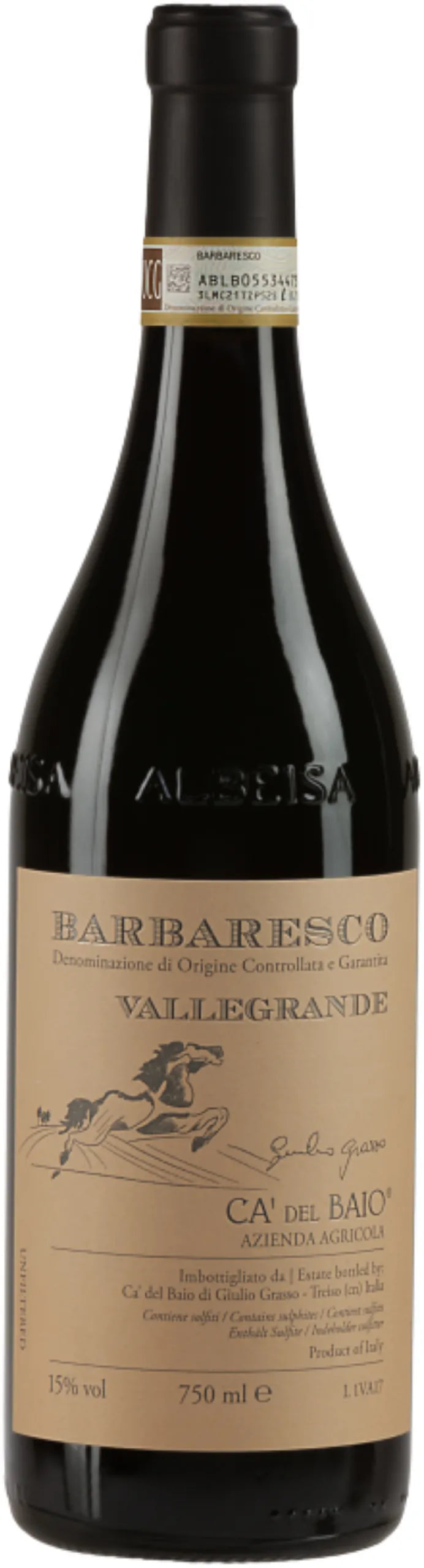 Ca' del Baio Barbaresco 'Valgrande' 2022 750ml | Barrel & Batch