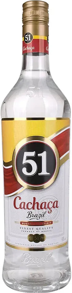 Cachaca 51 Pirassununga 1L-Spirits-Cachaca 51-Afterpay-Alcohol-Delivery-Barrel-and-Batch-