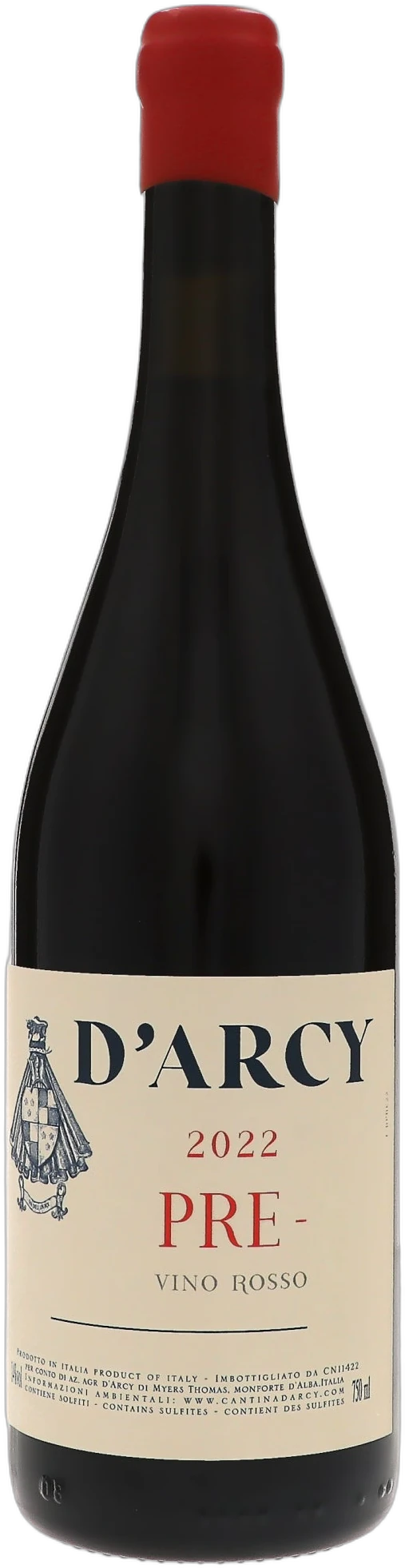 Cantina D'Arcy Vino Rosso Pre 2022 750ml | Barrel & Batch