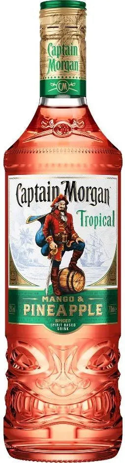 Captain Morgan Tropical Pineapple & Mango Rum 700ml-Spirits-Captain Morgan-[afterpay_alcohol_delivery]-[buy_spirits_online]-[buy_wine_online]-Barrel & Batch
