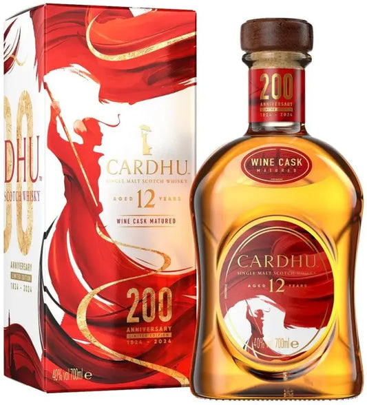 Cardhu 12 Year Old 200th Anniversary Wine Cask Edition Single Malt Scotch Whisky 700ml | Barrel & Batch