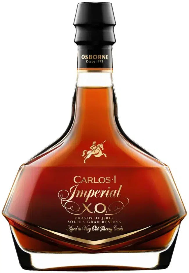 Carlos I Imperial 15 Year Old XO Spanish Brandy 700ml-Spirits-Carlos I Imperial-Afterpay-Alcohol-Delivery-Barrel-and-Batch-