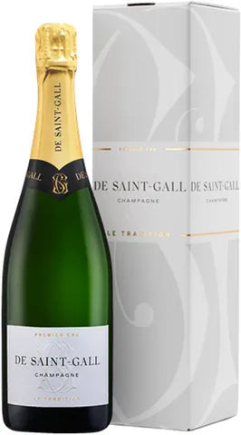 Buy Champagne De Saint-Gall Brut Tradition Premier Cru Gift Box 750ml Online at Barrel and Batch