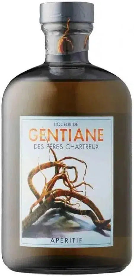 Chartreuse La Gentiane des Peres Chartreux Aperitif 1L-Spirits-Chartreuse-Afterpay-Alcohol-Delivery-Barrel-and-Batch-