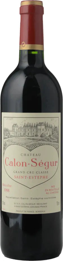 Chateau Calon-Segur Chateau Calon-Segur 1998 750ml-Wine-Chateau Calon-Segur-Afterpay-Alcohol-Delivery-Barrel-and-Batch-