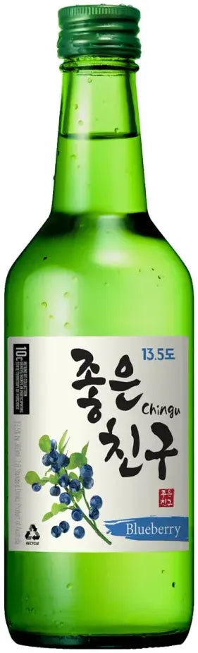 Chingu Blueberry Soju 13.5% 20 Pack Bottles 360ml | Barrel & Batch