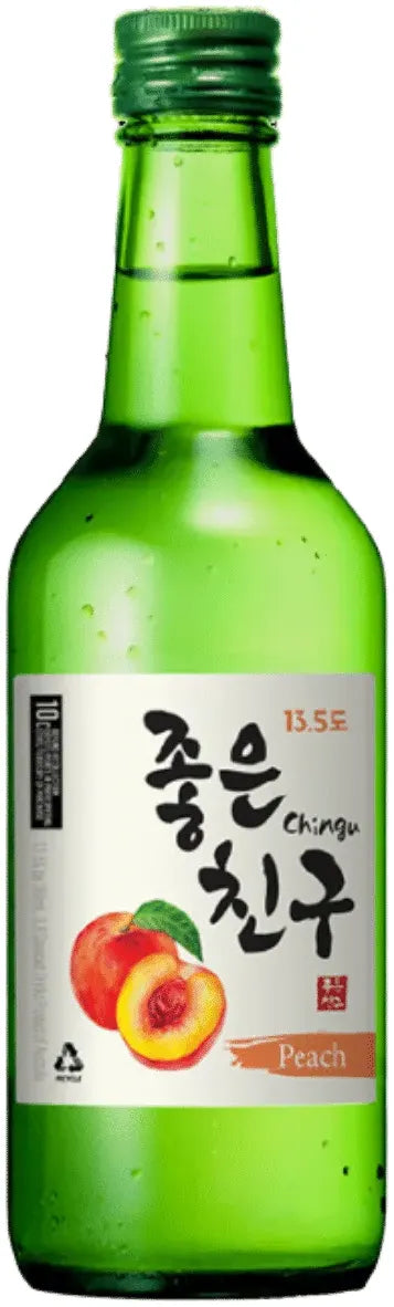 Chingu Peach Soju 13.5% 20 Pack Bottles 360ml | Barrel & Batch