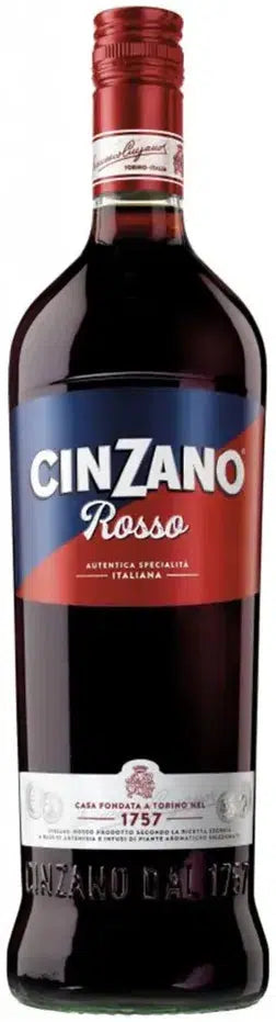 Cinzano Rosso Vermouth 1L-Spirits-Cinzano-Afterpay-Alcohol-Delivery-Barrel-and-Batch-