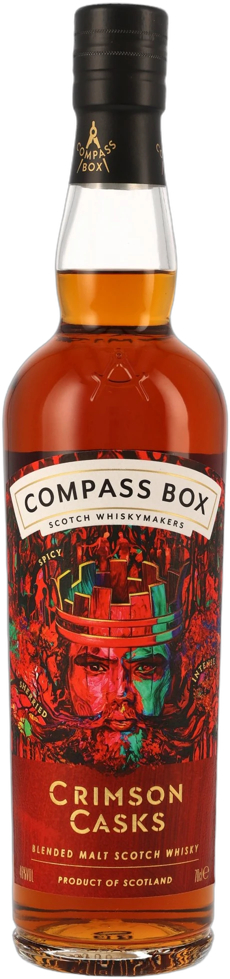 Compass Box Crimson Casks Blended Malt Scotch Whisky 700ml | Barrel & Batch