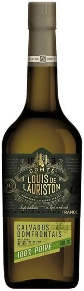Comte Louis De Lauriston 5 Year Old 100% Pear Domfrontais Calvados 700ml-Spirits-Comte Louis De Lauriston-Afterpay-Alcohol-Delivery-Barrel-and-Batch-