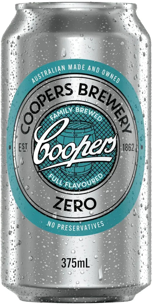 Coopers Zero 24 Pack Cans 375ml | Barrel & Batch