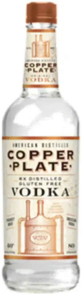 Copper Plate Vodka 700ml-Spirits-Copper Plate-Afterpay-Alcohol-Delivery-Barrel-and-Batch-