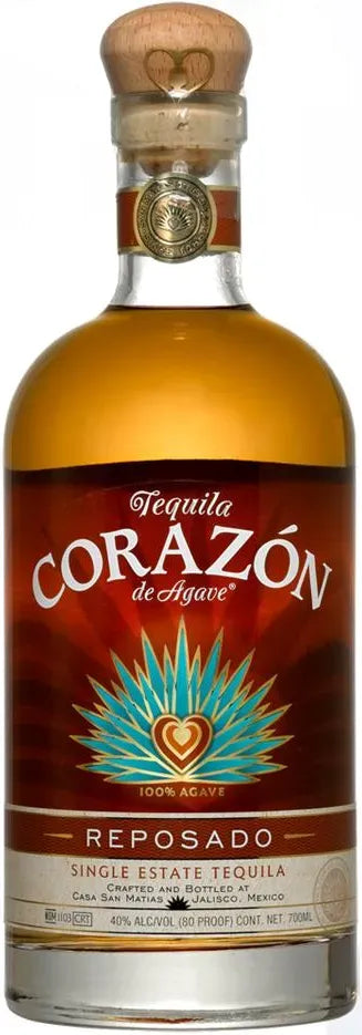 Corazon Reposado Tequila 700ml-Spirits-Corazon-Afterpay-Alcohol-Delivery-Barrel-and-Batch-