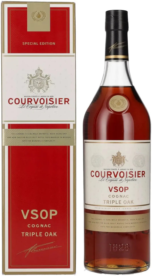 Courvoisier VSOP Triple Oak Cognac 1L-Spirits-Courvoisier-Afterpay-Alcohol-Delivery-Barrel-and-Batch-