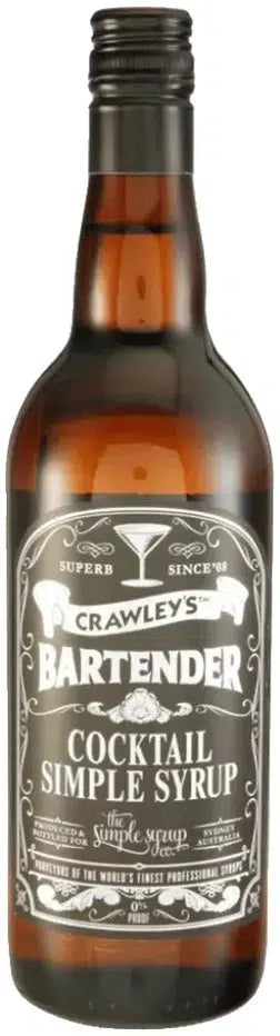 Crawleys Bartender Simple Syrup 750ml-Non-Alcoholic-Crawley's-Afterpay-Alcohol-Delivery-Barrel-and-Batch-