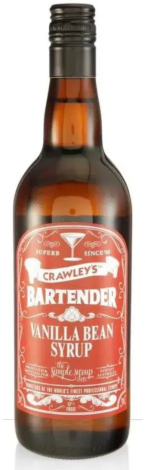 Crawleys Bartender Vanilla Bean Syrup 750ml-Non-Alcoholic-Crawley's-Afterpay-Alcohol-Delivery-Barrel-and-Batch-