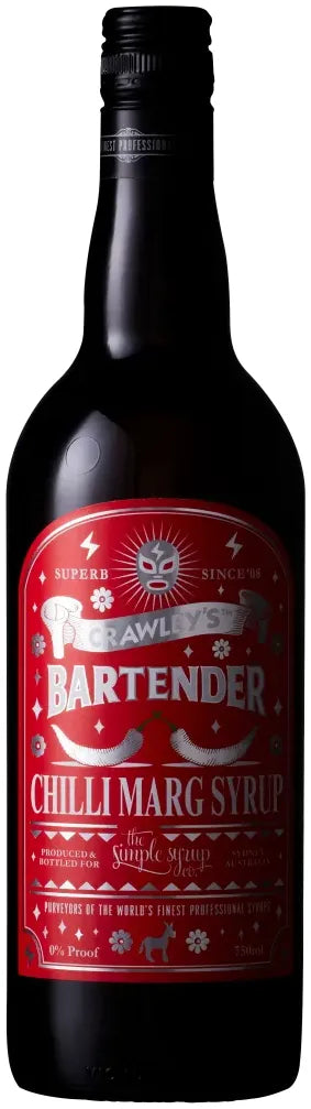 Crawley's Chilli Margarita Syrup 750ml-Mixers-Crawley's-Afterpay-Alcohol-Delivery-Barrel-and-Batch-