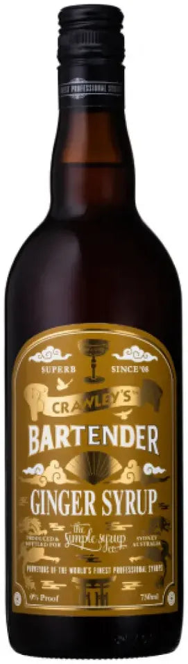 Crawleys Ginger Syrup 750ml-Non-Alcoholic-Crawley's-Afterpay-Alcohol-Delivery-Barrel-and-Batch-